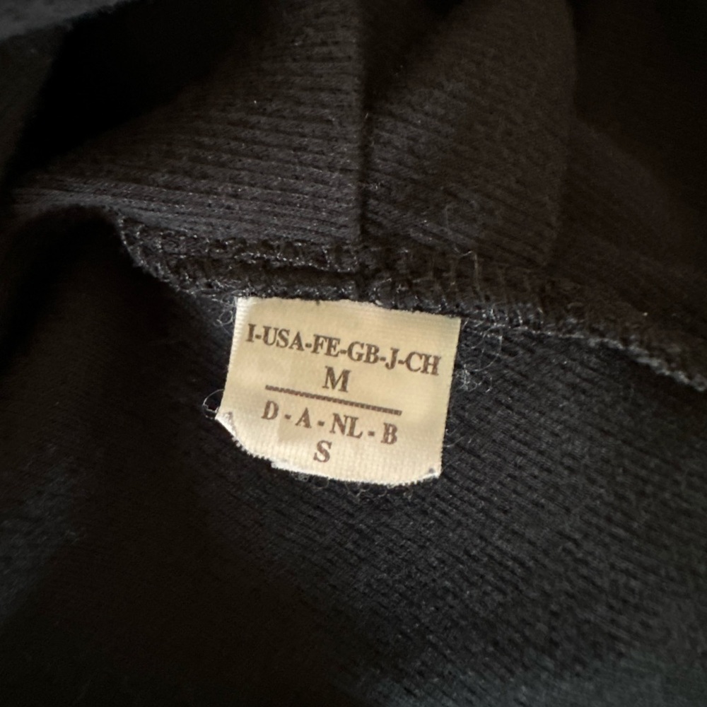 VTG Brunello Cucinelli Black Draped Long-Sleeve Top - Picture 6 of 6